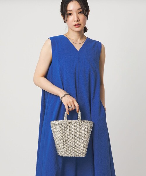 green label relaxing(グリーンレーベルリラクシング)の「【WEB限定】<at ease>カラミ ノースリーブ ワンピース(ワンピース・レディース・ブラック/ロイヤルブルー/ケリーグリーン・FREE)」の17枚目の写真