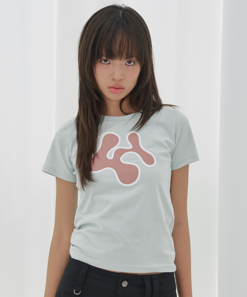 FANCY CLUB(ファンシークラブ)の「FY クラウドT (ミント) F26QB052(Tシャツ/カットソー・レディース・その他・ONE)」の2枚目の写真