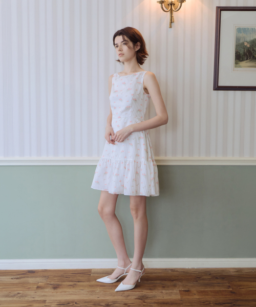 ICE GARDEN A.508(アイス ガーデン エイオーゴンパル)の「Splendeur de la Rose Print Dress(ワンピース・レディース・ピンク・FREE)」の2枚目の写真