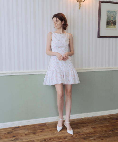 ICE GARDEN A.508(アイス ガーデン エイオーゴンパル)の「Splendeur de la Rose Print Dress(ワンピース・レディース・ピンク・FREE)」の3枚目の写真