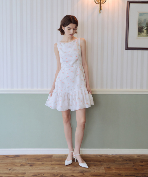 ICE GARDEN A.508(アイス ガーデン エイオーゴンパル)の「Splendeur de la Rose Print Dress(ワンピース・レディース・ピンク・FREE)」の4枚目の写真