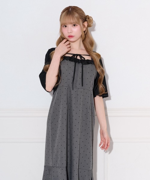apres jour(アプレジュール)の「ショート丈ボレロカーディガン(カーディガン/ボレロ・レディース・ブラック系その他/ブラック/オフホワイト・フリー/X-LARGE)」の20枚目の写真