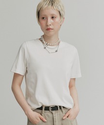 カップ付き ベーシック コンパクト Tシャツ