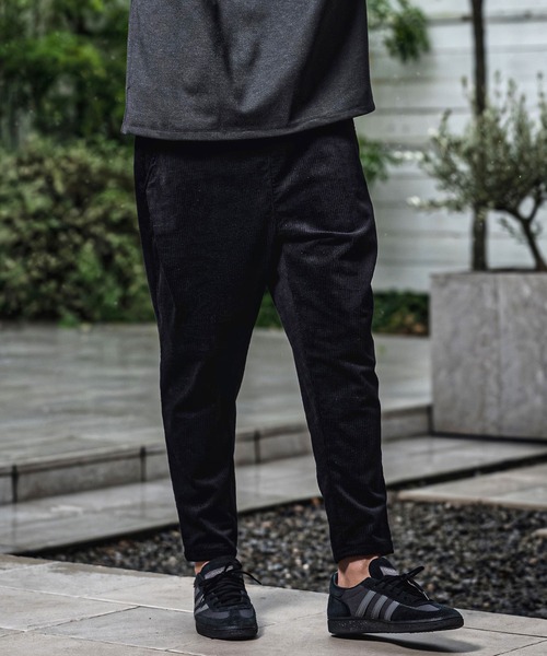 mp15176-Stretch Corduroy Tapered Pants コーデュロイテーパード