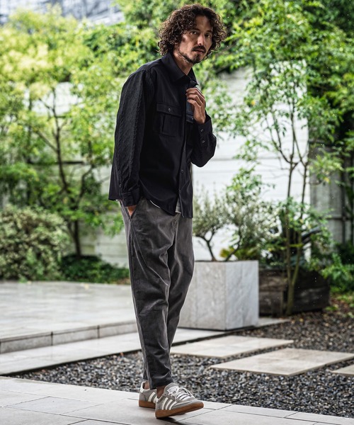 CAMBIO(カンビオ)の「mp15176-Stretch Corduroy Tapered Pants コーデュロイテーパードパンツ(A72826cmb)(その他パンツ・メンズ・ブルー/チャコール/ブラック/サンドベージュ・S/XL/L/M)」の19枚目の写真