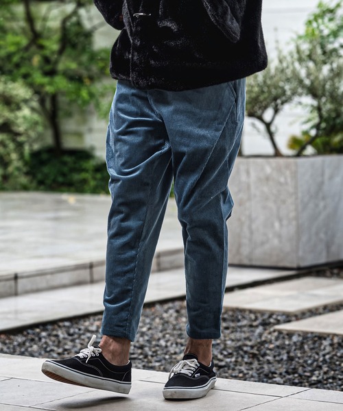 CAMBIO(カンビオ)の「mp15176-Stretch Corduroy Tapered Pants コーデュロイテーパードパンツ(A72826cmb)(その他パンツ・メンズ・ブルー/チャコール/ブラック/サンドベージュ・S/XL/L/M)」の20枚目の写真