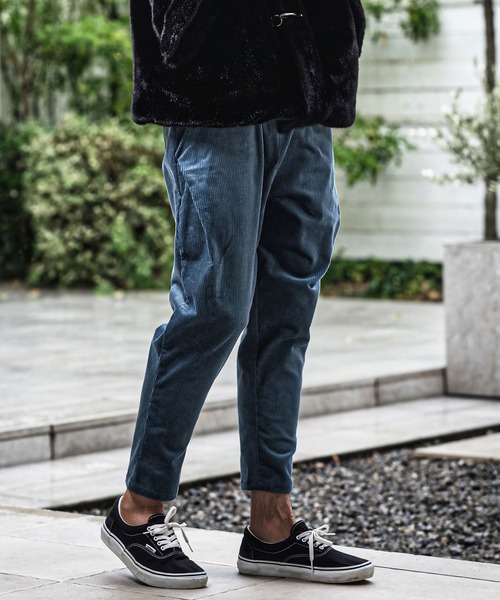 CAMBIO(カンビオ)の「mp15176-Stretch Corduroy Tapered Pants コーデュロイテーパードパンツ(A72826cmb)(その他パンツ・メンズ・ブルー/チャコール/ブラック/サンドベージュ・S/XL/L/M)」の21枚目の写真