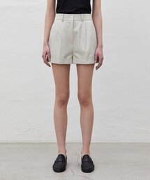 TURN-UP COTTON SHORTS_LIGHT BEGIE