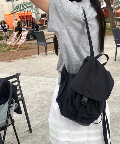 バッグ <Haag> a popo backpack / black a popo backpack (black)（バックパック/リュック）｜haag（ヘイグ）の