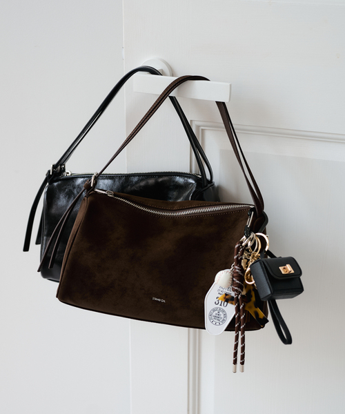 U by SPICK&SPAN(ユーバイスピックアンドスパン)の「《追加》STAND OIL / スタンドオイル Melly Bag(ハンドバッグ・レディース・ブラウン/ブラック・FREE)」の6枚目の写真