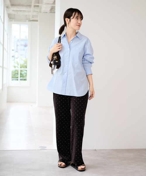 U by SPICK&SPAN(ユーバイスピックアンドスパン)の「《追加》STAND OIL / スタンドオイル Melly Bag(ハンドバッグ・レディース・ブラウン/ブラック・FREE)」の7枚目の写真