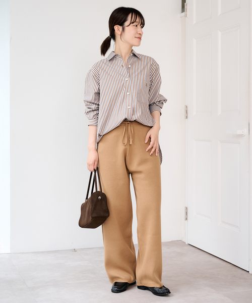U by SPICK&SPAN(ユーバイスピックアンドスパン)の「《追加》STAND OIL / スタンドオイル Melly Bag(ハンドバッグ・レディース・ブラウン/ブラック・FREE)」の8枚目の写真