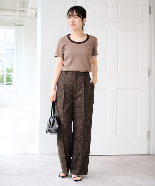 U by SPICK&SPAN(ユーバイスピックアンドスパン)の「《追加》STAND OIL / スタンドオイル Melly Bag(ハンドバッグ・レディース・ブラウン/ブラック・FREE)」の11枚目の写真