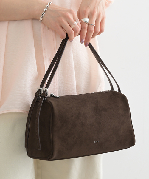 U by SPICK&SPAN(ユーバイスピックアンドスパン)の「《追加》STAND OIL / スタンドオイル Melly Bag(ハンドバッグ・レディース・ブラウン/ブラック・FREE)」の15枚目の写真