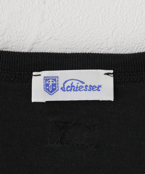 IENA LA BOUCLE(イエナラブークル)の「schiesser シーサー BRETA henley(Tシャツ/カットソー・レディース・ブラック/ホワイト・FREE)」の3枚目の写真