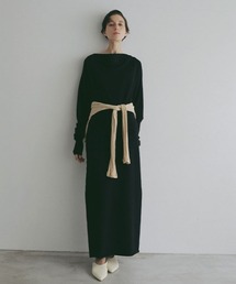 ETRE TOKYO（エトレトウキョウ）の「ロングフリンジワンピース 