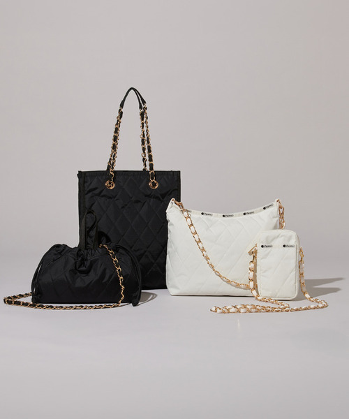 LeSportsac(レスポートサック)の「CHAIN N/S TOTE ルナキルトチェーン(トートバッグ・レディース・ホワイト・FREE)」の10枚目の写真