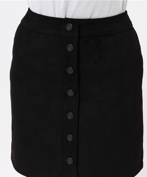 MOUSSY（マウジー）の「FAUX SUEDE M SK/F（スカート・レディース・ベージュ/ブラック・0/1/2）」の6枚目の写真