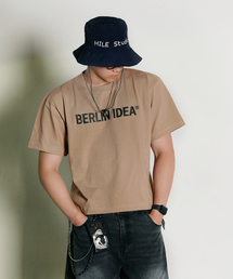 ベerlリンアイデアガーメンツクロップクルーネック_DEEP BEIGE