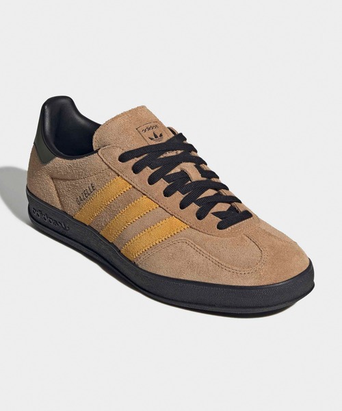 adidas(アディダス)の「adidas/アディダス GAZELLE INDOOR スニーカー スリーストライプス サイドライン スエード調 スウェード レースアップ メンズ レディース 2026年秋冬 秋物(スニーカー・メンズ・ベージュ/オリーブ・23/24/25/27/28/26.5/27.5/24.5/23.5)」の16枚目の写真
