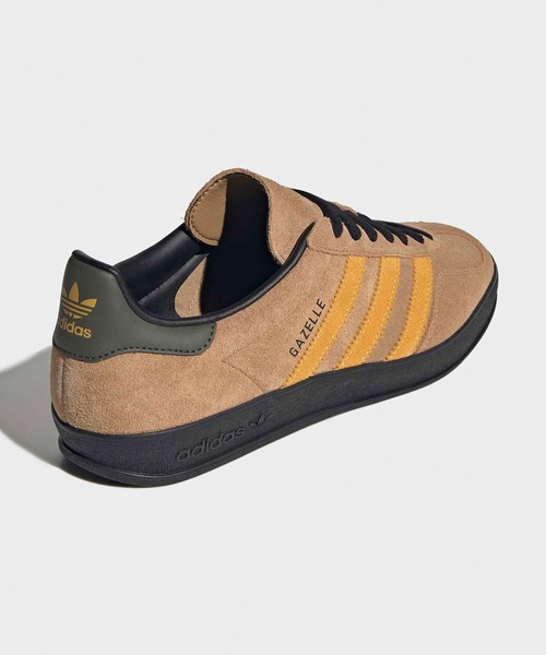 adidas(アディダス)の「adidas/アディダス GAZELLE INDOOR スニーカー スリーストライプス サイドライン スエード調 スウェード レースアップ メンズ レディース 2026年秋冬 秋物(スニーカー・メンズ・ベージュ/オリーブ・23/24/25/27/28/26.5/27.5/24.5/23.5)」の14枚目の写真
