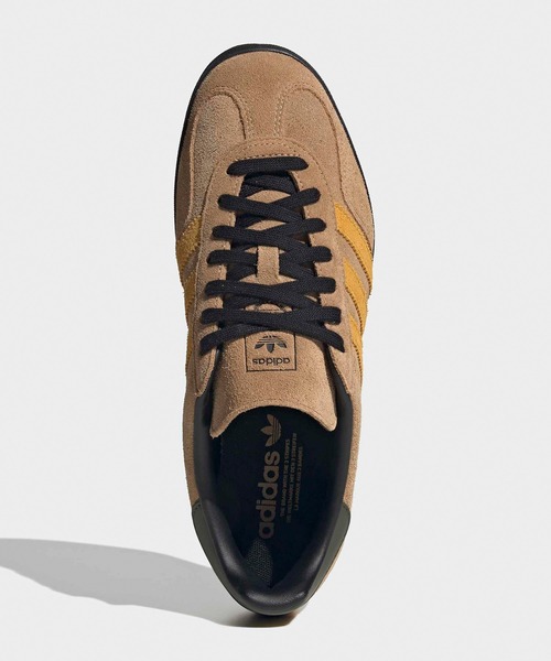 adidas(アディダス)の「adidas/アディダス GAZELLE INDOOR スニーカー スリーストライプス サイドライン スエード調 スウェード レースアップ メンズ レディース 2026年秋冬 秋物(スニーカー・メンズ・ベージュ/オリーブ・23/24/25/27/28/26.5/27.5/24.5/23.5)」の13枚目の写真