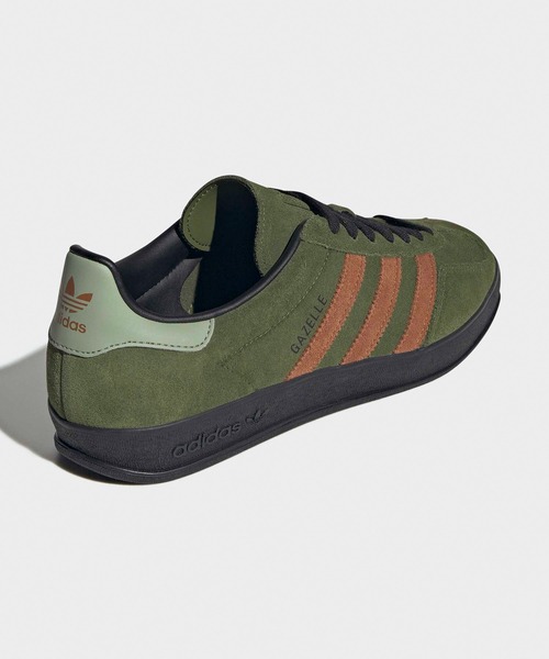 adidas(アディダス)の「adidas/アディダス GAZELLE INDOOR スニーカー スリーストライプス サイドライン スエード調 スウェード レースアップ メンズ レディース 2026年秋冬 秋物(スニーカー・メンズ・ベージュ/オリーブ・23/24/25/27/28/26.5/27.5/24.5/23.5)」の7枚目の写真