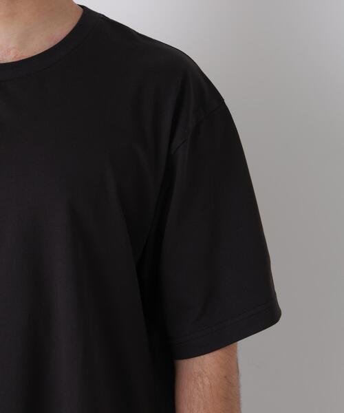 NANO universe（ナノユニバース）の「USAコットン×COOLMAX(R)ワイドTシャツ 半袖（Tシャツ/カットソー・メンズ・ブラック/ホワイト/ピンク系その他/ブラウン・XL/XXL/M/L）」の15枚目の写真