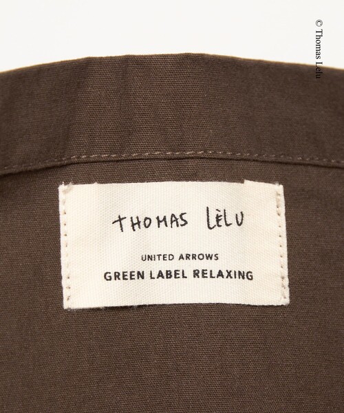 green label relaxing(グリーンレーベルリラクシング)の「【別注】<Thomas Lelu>サインアート 2WAY トートバッグ(トートバッグ・メンズ・オフホワイト/ベージュ/ダークブラウン/ロイヤルブルー・FREE)」の15枚目の写真