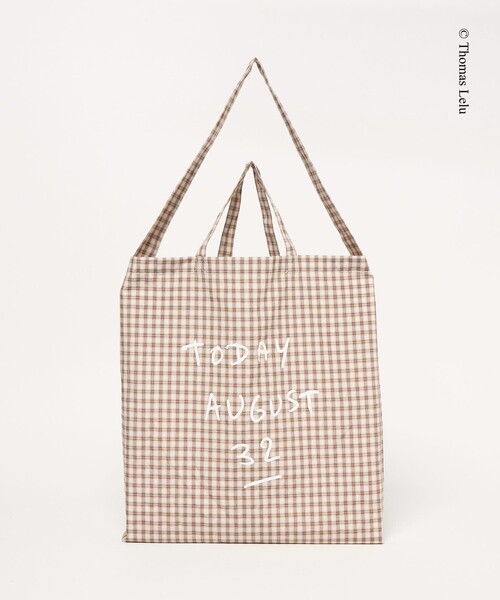 green label relaxing(グリーンレーベルリラクシング)の「【別注】<Thomas Lelu>サインアート 2WAY トートバッグ(トートバッグ・メンズ・オフホワイト/ベージュ/ダークブラウン/ロイヤルブルー・FREE)」の10枚目の写真