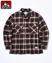 PENDLETON（ペンドルトン）の「【BEN DAVIS】別注Ombre Check Open Collar Work Shirt / オンブレチェック オープンカラー ワークシャツ（シャツ/ブラウス）」