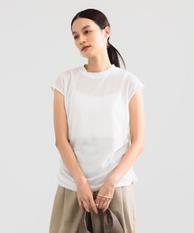 Demi-Luxe BEAMS | トリアセ サイドギャザー ブラウス(Tシャツ/カットソー)