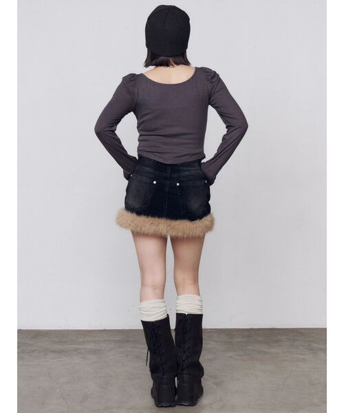 EMODA(エモダ)の「タンクウェッジレースアップシューズ(ブーツ・レディース・ブラック/ブラウン・SMALL/MEDIUM/LARGE)」の11枚目の写真