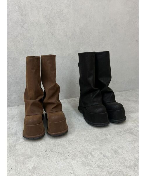EMODA(エモダ)の「タンクウェッジレースアップシューズ(ブーツ・レディース・ブラック/ブラウン・SMALL/MEDIUM/LARGE)」の17枚目の写真