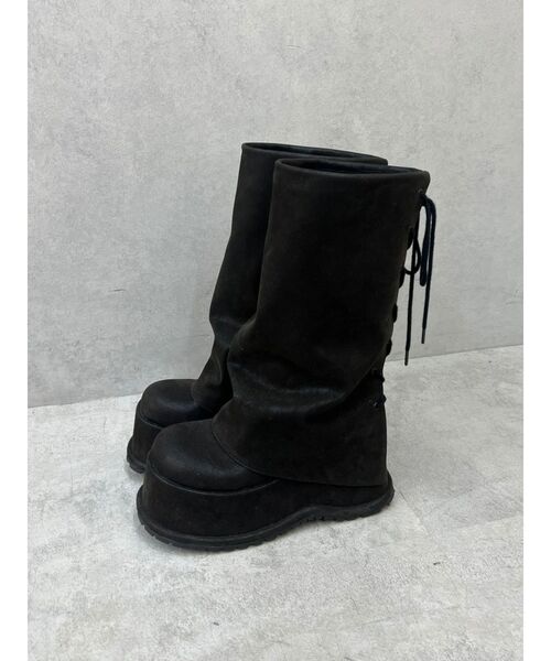 EMODA(エモダ)の「タンクウェッジレースアップシューズ(ブーツ・レディース・ブラック/ブラウン・SMALL/MEDIUM/LARGE)」の19枚目の写真