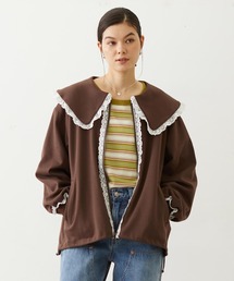 BIG COLLAR LACE JACKET