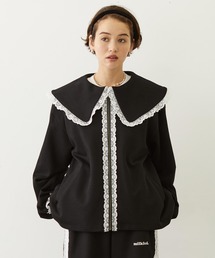 MILKFED.（ミルクフェド）の「BIG COLLAR LACE JACKET（その他アウター）」