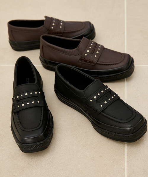 CONVERSE（コンバース）の「CONVERSE/コンバース ALL STAR SQUARETOE LOAFER SA[23.0~25.0cm展開]　限定展開（ローファー・レディース・ブラック/ブラウン・24.0cm/23.0cm/25.0cm）」の3枚目の写真