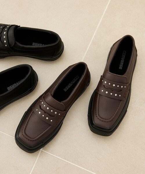 CONVERSE（コンバース）の「CONVERSE/コンバース ALL STAR SQUARETOE LOAFER SA[23.0~25.0cm展開]　限定展開（ローファー・レディース・ブラック/ブラウン・24.0cm/23.0cm/25.0cm）」の4枚目の写真