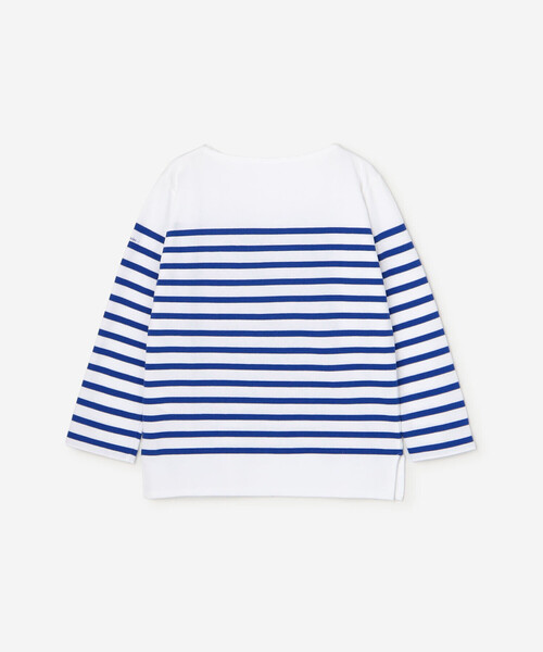 ORCIVAL(オーシバル)の「ORCIVAL | ラッセル ボートネック フレンチセーラーTシャツ WOMEN(Tシャツ/カットソー・レディース・ブルー系その他・0/2/3/1)」の4枚目の写真