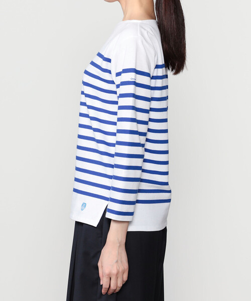 ORCIVAL(オーシバル)の「ORCIVAL | ラッセル ボートネック フレンチセーラーTシャツ WOMEN(Tシャツ/カットソー・レディース・ブルー系その他・0/2/3/1)」の11枚目の写真