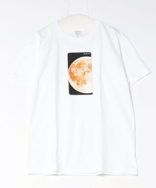NYLAUS(ナイラス)の「【限定展開】ムーン デザイン Tシャツ プリントTシャツ 半袖 月 ユニセックス(Tシャツ/カットソー・メンズ・ホワイト系その他/ブラック系その他2/ホワイト系その他3/ホワイト系その他2/ブラック系その他3/ホワイト/ブラック系その他/ブラック・M)」の21枚目の写真