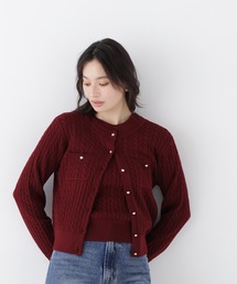 NATURAL BEAUTY BASIC（ナチュラルビューティーベーシック）の「ミニケーブルアンサンブル（アンサンブル）」