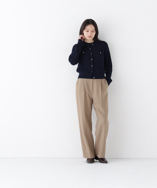 NATURAL BEAUTY BASIC(ナチュラルビューティーベーシック)の「<CanCam.jp掲載>ミニケーブルアンサンブル(アンサンブル・レディース・バーガンディー/ミント/ネイビー/チャコールグレー・FREE)」の8枚目の写真