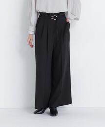 NATURAL BEAUTY BASIC | ダブルベルトワイドパンツⅡ(その他パンツ)