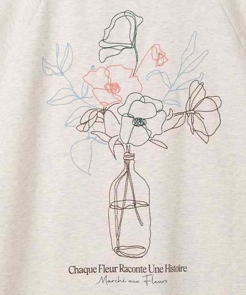 studio CLIP(スタディオクリップ)の「アソートフラワー刺繍Tシャツ(Tシャツ/カットソー・レディース・オフホワイト/ブラウン/オートミール・FREE)」の22枚目の写真