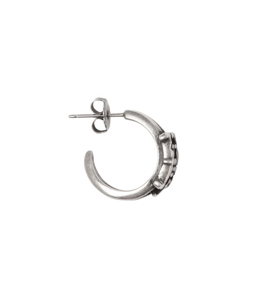 HUF(ハフ)の「VARSITY DOUBLE HOOP PIERCE(ピアス(片耳用)・メンズ・シルバー・O/S)」の5枚目の写真