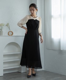 カシュクールビジュードレス