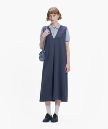 bi-color frill midi skirt / ミディフリルスカート（スカート