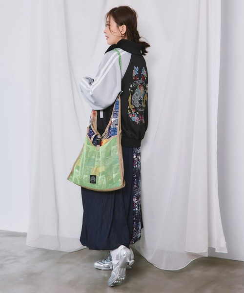 ScoLar(スカラー)の「663431:三柄展開 2way配色ショルダーバッグ(ショルダーバッグ・レディース・グレー/ベージュ/ブラック・FREE)」の14枚目の写真